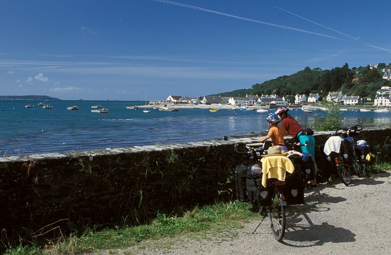 Vor Le Dourduff an der Bucht von Morlaix
Bretagne 2005
Keywords: Rad;Frankreich;2005